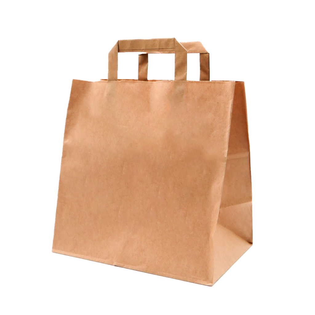 vidaXL Sacs en papier kraft 50 pcs avec poignées marron 26x17x25 cm