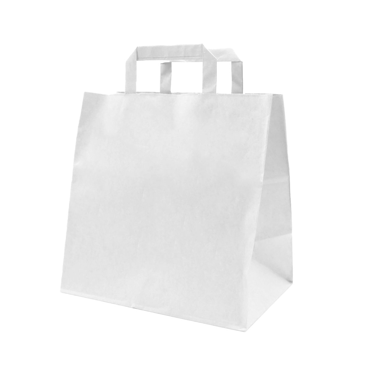 sac cabas kraft blanchi personnalisable - Wellembal emballage alimentaire écologique à personnaliser avec votre logo