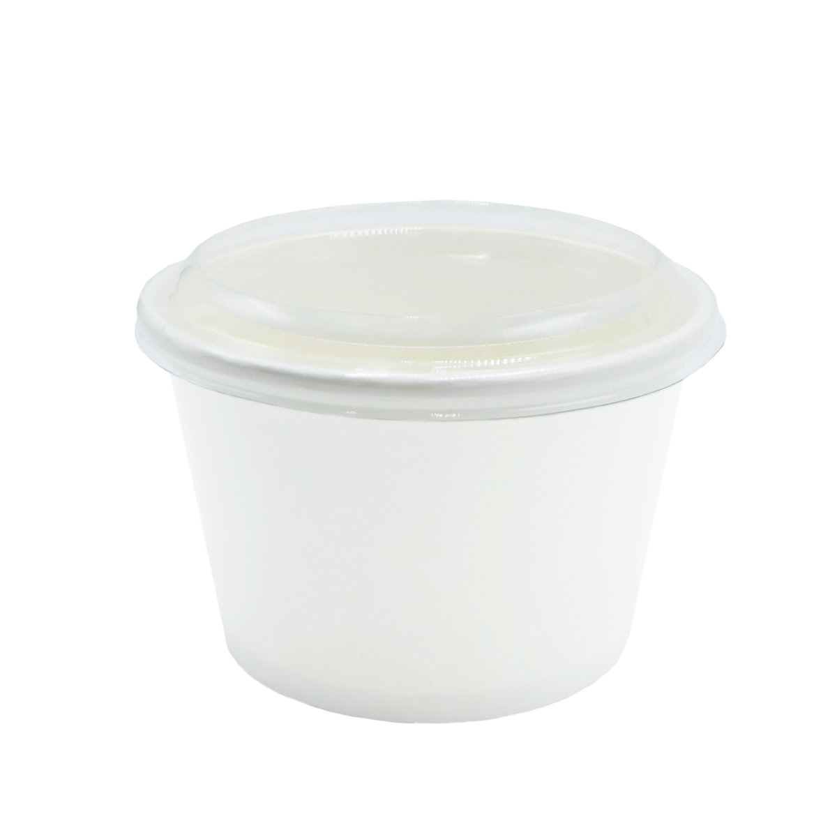 pot dessert kraft blanchi personnalisé - wellembal emballage alimentaire ecologique personnalisable avec votre logo